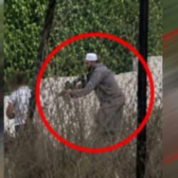 Batı Şeria'da Filistinli M&uuml;sl&uuml;man İsrailliden kaptığı silahla b&ouml;yle kendini savundu