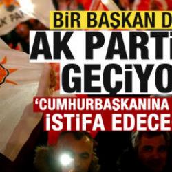 Bir Başkan daha AK Parti'ye ge&ccedil;iyor iddiası 'Cumhurbaşkanına istifa talebini iletti'