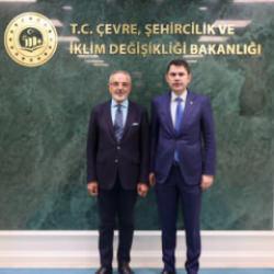 Bakan Kurum, DEM Partili Sırrı Sakık'ı kabul etti
