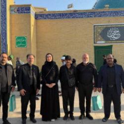 Alevi-Bektaşi K&uuml;lt&uuml;r ve Cemevi Başkanı Esma Ersin, Erbain merasimleri i&ccedil;in Irak'ta