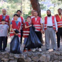 İmam hatiplilerden orman temizliği seferberliği