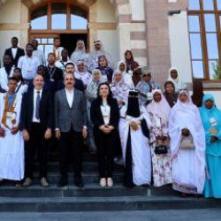 Moritanya Nuakşot &Uuml;niversitesi &ouml;ğrencileri Başkan Altay'ı ziyaret etti 