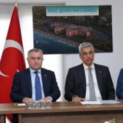Sağlık Bakanı Memişoğlu Rize Şehir Hastanesinde incelemelerde bulundu