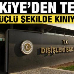 Son dakika: T&uuml;rkiye'den İsrail'e &ccedil;ok sert tepki!