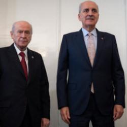 TBMM Başkanı Kurtulmuş'tan Bah&ccedil;eli ve DEM Parti'ye ziyaret