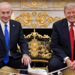 Netanyahu ve Zelenskiy ile g&ouml;r&uuml;şen Trump'tan İran'a yeni tehdit