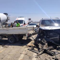 Aksaray'da 3 ara&ccedil;lık zincirleme kaza: 5 yaralı!