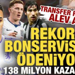 Avrupa'da transfer piyasası alev aldı! Rekor bonservisler &ouml;deniyor: 138 milyon kazandırdı