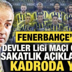 Fenerbah&ccedil;e'den Gornik Zabrze ma&ccedil;ı &ouml;ncesi sakatlık a&ccedil;ıklaması: Kadroda yok