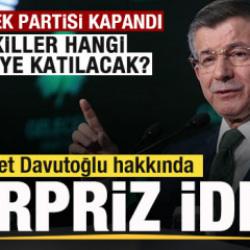 Gelecek Partisi kapandı! Vekiller hangi partiye katılacak? S&uuml;rpriz Davutoğlu iddiası