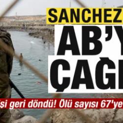 İspanya'da kriz! 69 bin 500 kişi geri d&ouml;nd&uuml;! &Ouml;l&uuml; sayısı 67'ye y&uuml;kseldi! Sanchez'den &ccedil;ağrı!