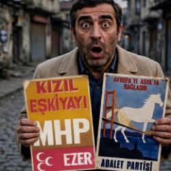 İşte siyasi partilerin en eski se&ccedil;im afişleri! Neler kullanılmış neler...