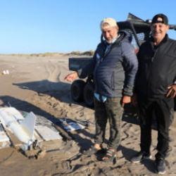 Rastlantının b&ouml;ylesi! Karasu'da bir İHA daha bulundu 
