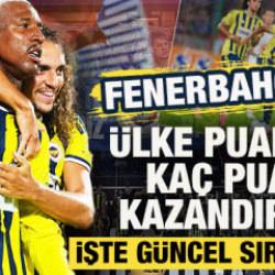 Şampiyonlar Ligi'nde turlayan F.Bah&ccedil;e'den &uuml;lke puanına kritik katkı! İşte g&uuml;ncel sıralama