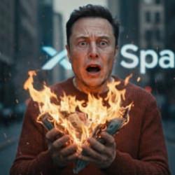 SpaceX hisseleri %50 eridi: Elon Musk 45 g&uuml;nde 750 milyar dolar kaybetti!