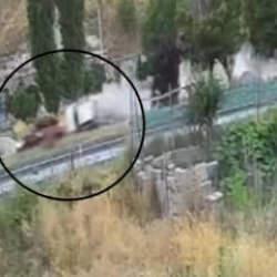 Gelin aracının lastiği patladı korkun&ccedil; anlar kameraya yansıdı