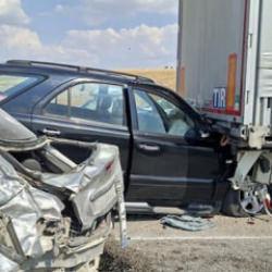 Anız yangını kazaya neden oldu: 13 ara&ccedil; birbirine girdi