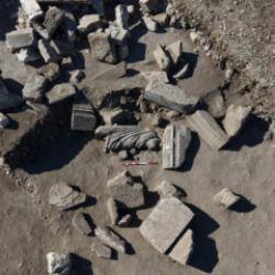 Aspendos'ta 1.800 yıllık keşif: Şifa inancını yansıtan heykel grubu ortaya &ccedil;ıkarıldı