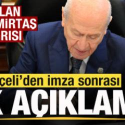 Bah&ccedil;eli'den son dakika Demirtaş ve &Ouml;calan a&ccedil;ıklaması