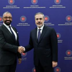 Bakan Fidan, Birleşik Krallık Dışişleri Bakanı Miliband ile g&ouml;r&uuml;şt&uuml;
