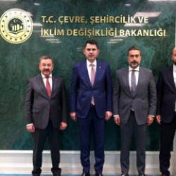 CHP'li başkandan Bakan Kurum'a ziyaret