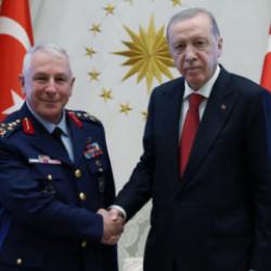 Cumhurbaşkanı Erdoğan, emekliye sevk edilen Orgeneral Kadıoğlu'nu kabul etti