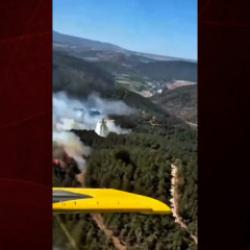 G&ouml;ky&uuml;z&uuml;nde nefes kesen operasyon: Yangın u&ccedil;aklarından Susurluk'ta eş zamanlı &ccedil;ıkarma