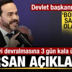 G&ouml;rev değişimine 3 kala &uuml;lkeyi sarsan a&ccedil;ıklama! Devlet Başkanı: Bombalı saldırı olacak