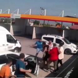 Başpehlivan Serhat Elvan akaryakıt istasyonunda darbedildi