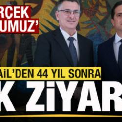 İsrail'den 44 yıl sonra ilk ziyaret! 'Ger&ccedil;ek dostumuz' mesajı