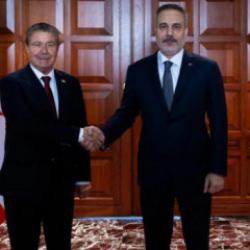 KKTC Başbakanı &Uuml;stel&rsquo;den Bakan Fidan&rsquo;a teşekk&uuml;r