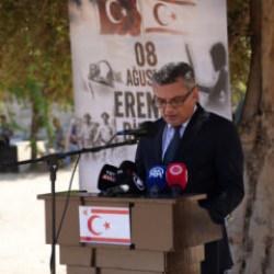 KKTC'de Erenk&ouml;y Direnişi'nin 62. yılında şehitler minnetle yad edildi