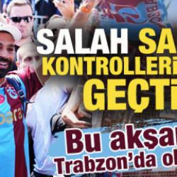 Mohamed Salah, İstanbul'da sağlık kontrollerinden ge&ccedil;ti! Akşam Trabzon'da olacak