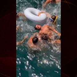 Y&uuml;ksek atlama sporcusu suya &ccedil;akıldı, &ouml;l&uuml;mden d&ouml;nd&uuml;