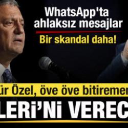 &Ouml;zg&uuml;r &Ouml;zel, İ&ccedil;işleri'ni verecekti! WhatsApp'ta ahlaksız mesajlar sonrası g&uuml;ndem oldu