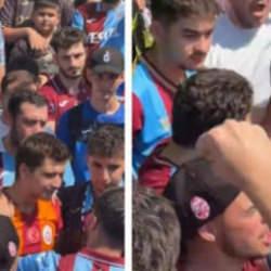 Salah karşılamasında g&uuml;ndem olan anlar! Galatasaray formasını &ccedil;ıkarttırdılar