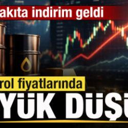 Son dakika: Petrol fiyatlarında b&uuml;y&uuml;k d&uuml;ş&uuml;ş! Akaryakıta indirim geldi