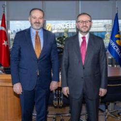TRT Genel M&uuml;d&uuml;r&uuml; Sobacı&rsquo;dan Turkcell Y&ouml;netim Kurulu Başkanı Kazancı&rsquo;ya ziyaret