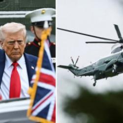 Trump felaketten son anda kurtuldu
