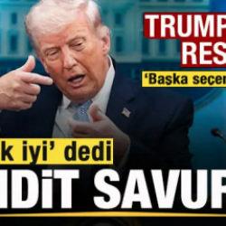 Trump'tan son dakika İran a&ccedil;ıklaması! '&Ccedil;ok iyi' dedi tehdit savurdu