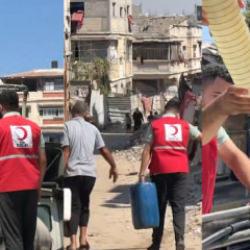 T&uuml;rk Kızılay, Gazze'de salgın hastalıklara karşı hijyen seferberliği başlattı