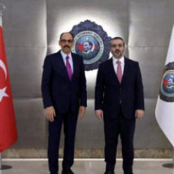 T&uuml;rkiye ve Suriye'den kritik g&ouml;r&uuml;şme! MİT Başkanı Kalın, Şeybani'yi kabul etti