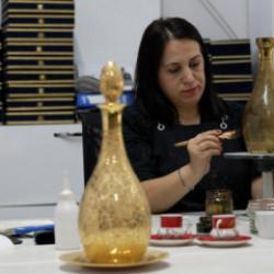 Bursa B&uuml;y&uuml;kşehir'den T&uuml;rk cam s&uuml;sleme sanatına destek 