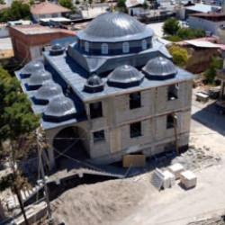 Malatya'da depremde yıkılan caminin y&uuml;zde 80'i tamamlandı: Destek bekleniyor