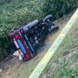 Ordu'da patpat devrilmesi sonucu 1 kişi &ouml;ld&uuml;!
