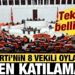 'Ter&ouml;rs&uuml;z T&uuml;rkiye: AK Parti'nin 8 milletvekili oylamaya neden katılamadı?