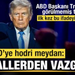 Trump'tan g&ouml;r&uuml;lmemiş tehdit! İlk kez bu ifadeyi kullandı! Jet cevap, ABD'ye hodri meydan