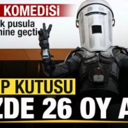 &Uuml;lke tarihine ge&ccedil;en se&ccedil;im! Oy pusulası 1 metreye ulaştı! '&Ccedil;&ouml;p Kutusu' y&uuml;zde 26 oy aldı! 