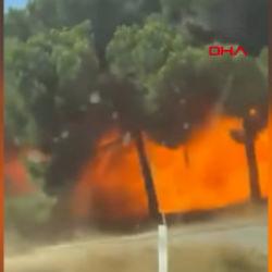 Yalova'daki F-16 kazasından yeni g&ouml;r&uuml;nt&uuml;ler ortaya &ccedil;ıktı!
