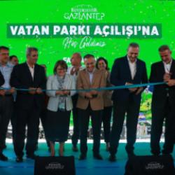 Gaziantep B&uuml;y&uuml;kşehir, Vatan Mahallesi Parkı'nı hizmete a&ccedil;tı 